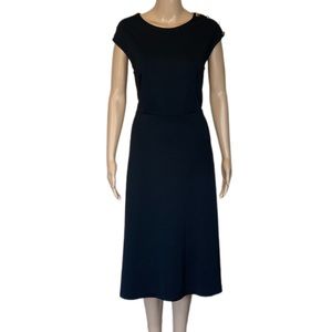 Black Ann Taylor Sleeveless Dress Womens Size Large